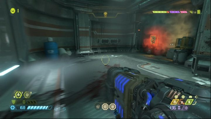 When you leave the location where you fought your opponents, youll reach a big hallway - Doom Eternal: Super Gore Nest secrets maps and location - Collectibles and secrets - Doom Eternal Guide