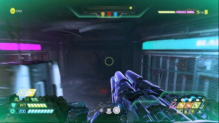 Youll see this extra heart as soon as you enter the floor but you can only get it once you have found all the keys - Doom Eternal: Super Gore Nest secrets maps and location - Collectibles and secrets - Doom Eternal Guide