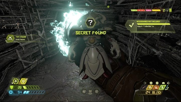 To get to the figurine, you have to throw yourself into the abyss - Doom Eternal: Urdak secrets maps and location - Collectibles and secrets - Doom Eternal Guide