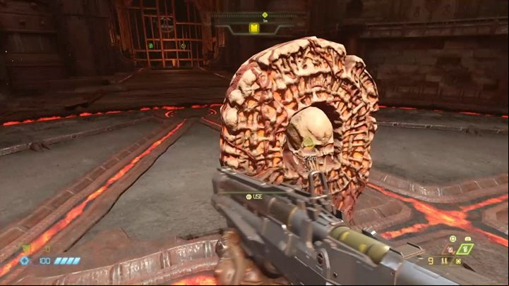 Enter the building and keep walking through the rooms until you reach the elevator - Doom Eternal: Hell on Earth walkthrough - Levels walkthrough - Doom Eternal Guide