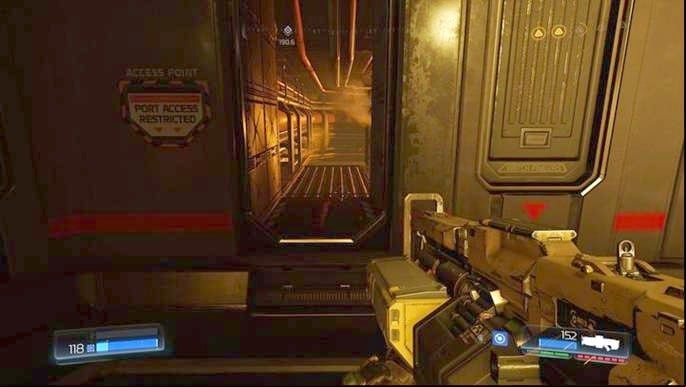 Use the in the middle after obtaining the BFG and eliminating a large group of enemies - Doom: All secrets in Advanced Research Complex - Secrets - Doom Game Guide & Walkthrough
