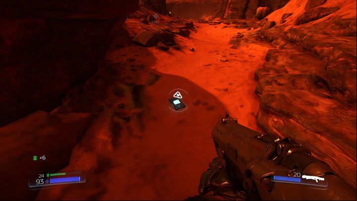 Jump down just after going to the surface - Doom: All secrets in The UAC - Secrets - Doom Game Guide & Walkthrough