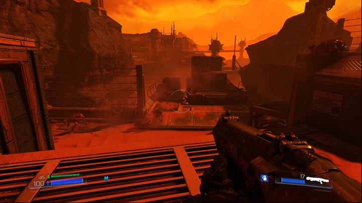 Jump down after you discover the first Elite Guard - Doom: All secrets in The UAC - Secrets - Doom Game Guide & Walkthrough