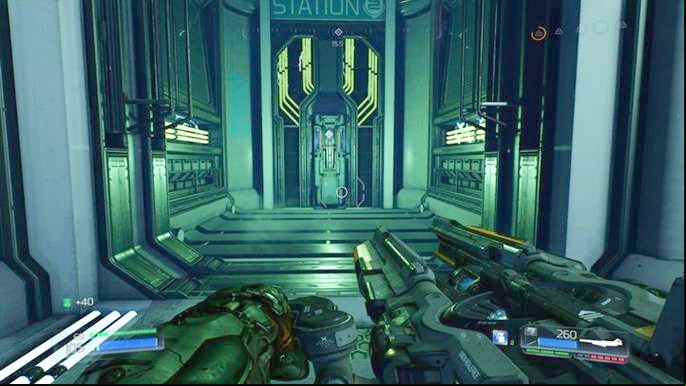 Use the second deactivator located floor below once the battle ends - Doom: VEGA Central Processing Walkthrough - Walkthrough - Doom Game Guide & Walkthrough