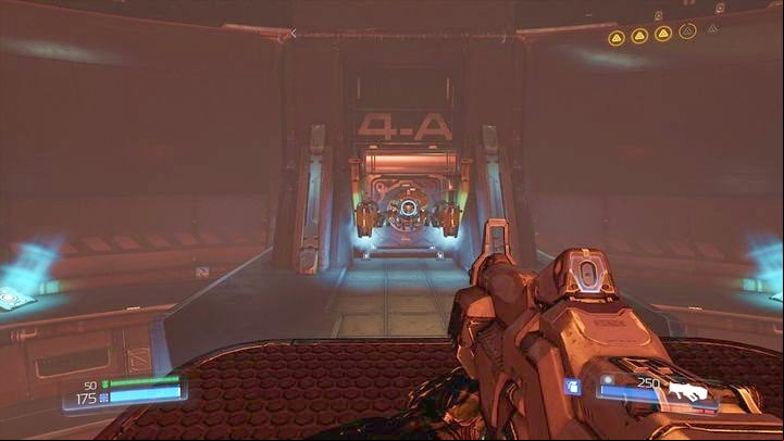 It will take you to the platform with a lever which will unlock the Classic Map below (in the place where drones are hiding) - Doom: All secrets in Argent Energy Tower - Secrets - Doom Game Guide & Walkthrough