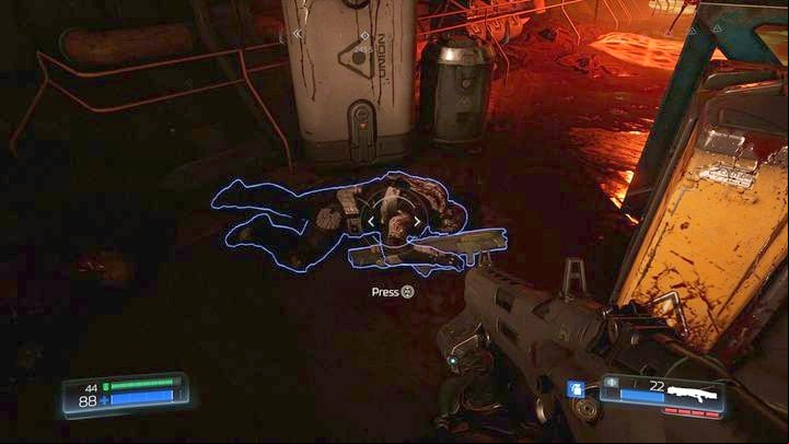 There is also a Rocket Launcher inside, you can pick it up if you havent obtained it on the previous level - Doom: Argent Facility Walkthrough - Walkthrough - Doom Game Guide & Walkthrough