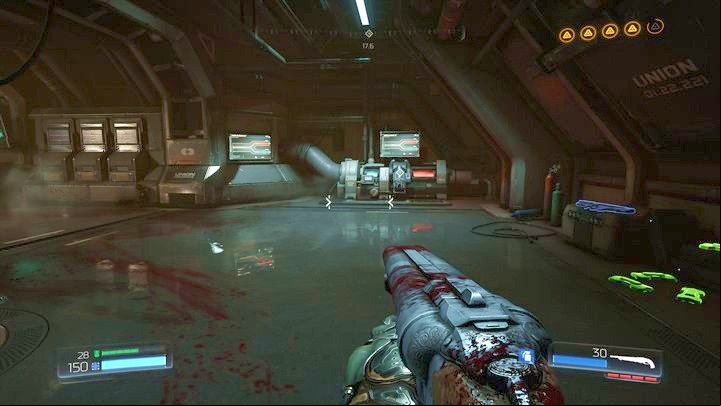 You can pick two paths after the battle - Doom: Argent Facility Walkthrough - Walkthrough - Doom Game Guide & Walkthrough