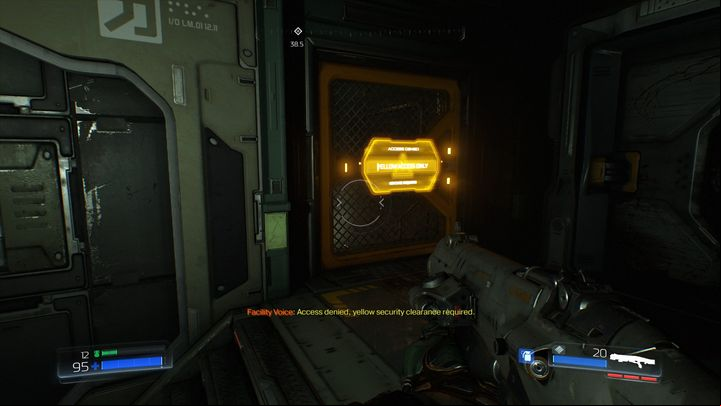 Pick up the green armor above and go forward - Doom: Resource Operations Walkthrough - Walkthrough - Doom Game Guide & Walkthrough