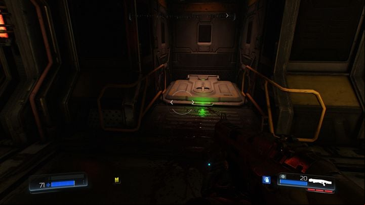 Behind it there is a computer which unlocks another age - Doom: Resource Operations Walkthrough - Walkthrough - Doom Game Guide & Walkthrough