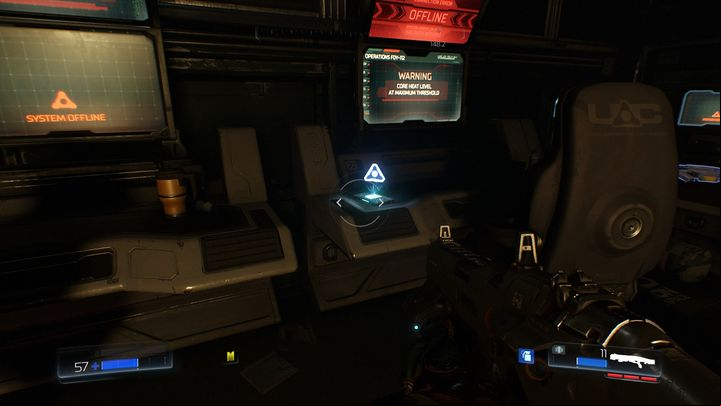 Open the large door after getting to the other side - Doom: Resource Operations Walkthrough - Walkthrough - Doom Game Guide & Walkthrough