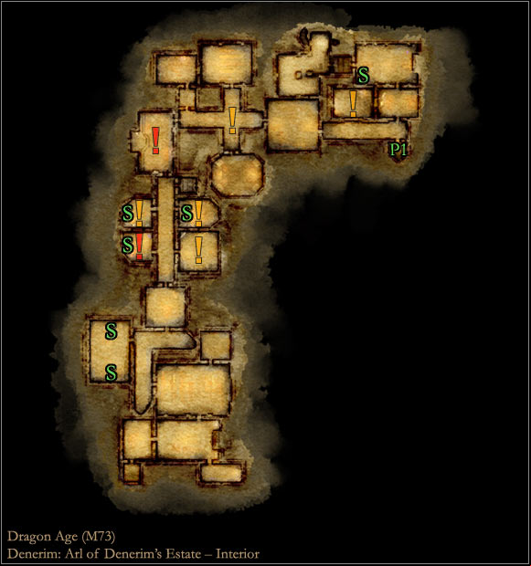 10 - Dragon Age Origins: Denerim main map - World Atlas - Maps - Main areas - Dragon Age: Origins Game Guide