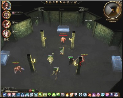 In last fight, wraith will take advantage of all bodies located in the crypt. - Walkthrough - Vigils Keep - Side Quests - Dragon Age: Origins - Awakening - Game Guide and Walkthrough