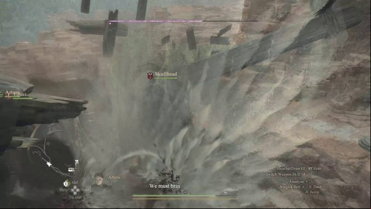 An attack by a griffin could prove even more dangerous - Dragons Dogma 2: How to use the ropeway? - Exploration - Dragons Dogma 2 Guide
