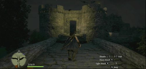 The leader of the group in Aernst Castle Ruins won't tell you where he had hidden the tome - A Troublesome Tome - Act I - Dragons Dogma - Game Guide and Walkthrough