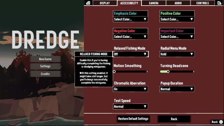 In Dredge, you won't find traditional difficulty levels - there is only a single standard setting - Dredge: Can you change difficulty level? - FAQ - Dredge Guide
