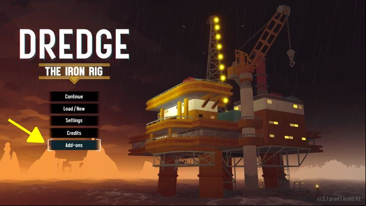 1 - Dredge The Iron Rig: How to start the DLC and where is the drilling rig? - The Iron Rig DLC - Dredge Guide