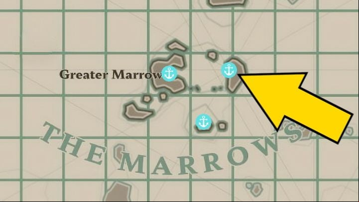 Head to Little Marrow in The Marrows - Dredge: Stone Tablets - Pursuits - Dredge Guide