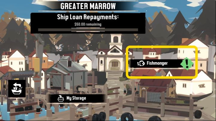 You will pay off the debt by selling fish - Dredge: A Fresh Start - Pursuits - Dredge Guide