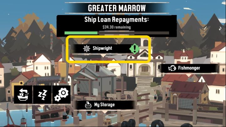 A new option has appeared on the city screen - Dredge: A Fresh Start - Pursuits - Dredge Guide