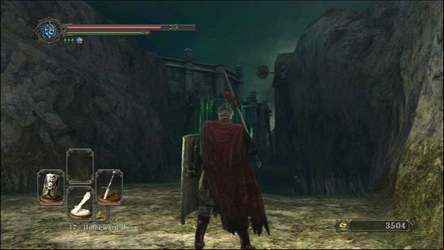 Watch out for enemies on the columns - Huntsmans Copse - the way to Undead Purgatory - Walkthrough - Dark Souls II - Game Guide and Walkthrough