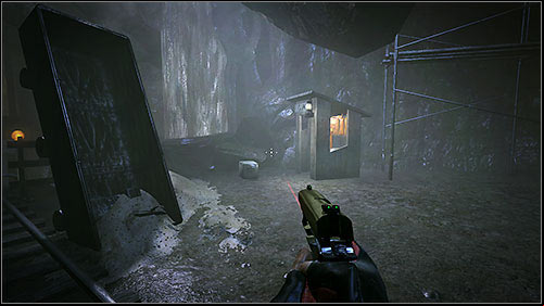 After the fight, go up to the higher level along the scaffolding - 15.2. Highway Battle: Part 2 - Campaign - Duke Nukem Forever - Game Guide and Walkthrough