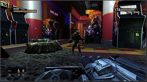 Go to the supply room from which the aliens came - 12.2. Duke Burger: Part 2 - Campaign - Duke Nukem Forever - Game Guide and Walkthrough