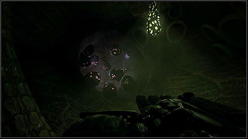 Eventually you will reach a corridor inside of which you will find a dead soldier and a shotgun - 8.1. The Hive - Campaign - Duke Nukem Forever - Game Guide and Walkthrough