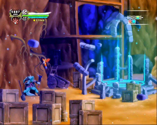 Fortunately, there are many game save points here - Chapter 1 - Destiny - Walkthrough - Dust: An Elysian Tail - Game Guide and Walkthrough