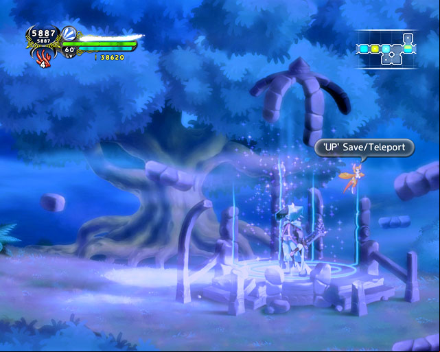 Take advantage of the fact that the save point replenish your energy. - Chapter 1 - Destiny - Walkthrough - Dust: An Elysian Tail - Game Guide and Walkthrough