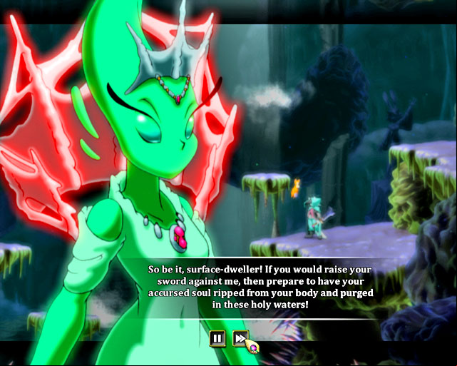 Lady won't be easily beaten - Chapter 2 - Darkness - Walkthrough - Dust: An Elysian Tail - Game Guide and Walkthrough