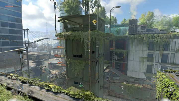 Take a run-up and use the rope to jump onto the watchtower; then talk to Tobias - Dying Light 2: The Lost Light - walkthrough - Story quest - Dying Light 2 Guide