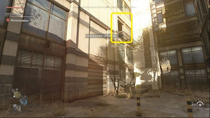 Once you reach the place marked on the map, you will have to get to the open window marked in the picture above - Dying Light 2: Assassination - walkthrough - Story quest - Dying Light 2 Guide