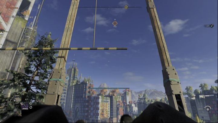 Wait until you align with the second bar and jump on it - Dying Light 2: Garrison (Windmills) - all locations - Windmills - Dying Light 2 Guide