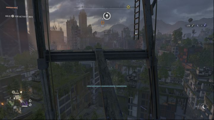 Finally, walk across the beam to the other side and climb the ladder to the top of the windmill - Dying Light 2: Garrison (Windmills) - all locations - Windmills - Dying Light 2 Guide