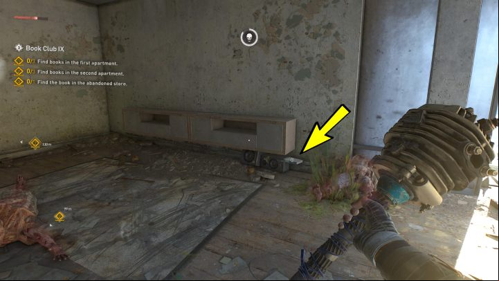 Go to the first apartment in the Lower Dam Ayre district - Dying Light 2: Book Club 9 - walkthrough - Book Club tasks - Dying Light 2 Guide