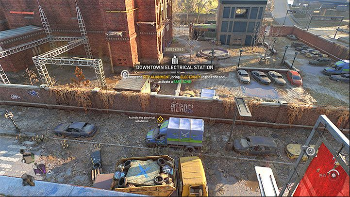 The puzzle described on this page appears in A Place to Call Home main mission - the first story quest after arriving at the downtown - Dying Light 2: Electrical substation - how to start? - Exploration - Dying Light 2 Guide