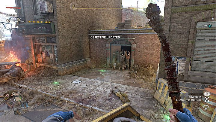 You have to travel to the area on the border of Quarry End - Dying Light 2: Revolution - walkthrough - Story quest - Dying Light 2 Guide