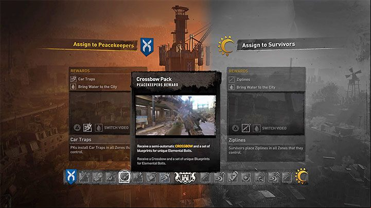 Obtaining a crossbow is unfortunately very problematic, as it is one of the rewards associated with the city alignment - Dying Light 2: First Bow - how to get? - Combat - Dying Light 2 Guide