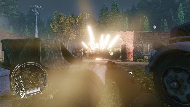 Wow! - Mission 14 - Fire from the Sky - Singleplayer campaign mode - Enemy Front - Game Guide and Walkthrough