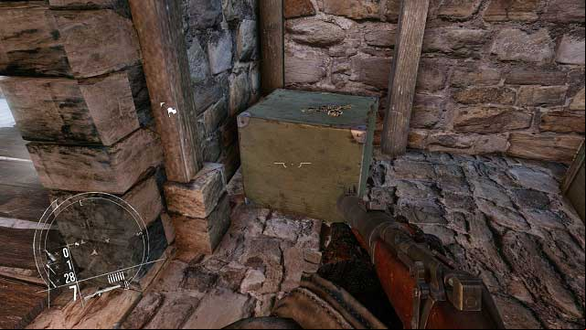 The location of the 1st secret. - Mission 10 - Collectibles - Enemy Front - Game Guide and Walkthrough