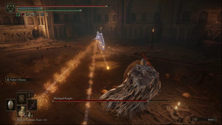 The Blackgaol Knight fights very much like you and the invaders you've probably encountered several times before - Shadow of the Erdtree: How to defeat the Blackgaol Knight boss? - Side bosses - Elden Ring Guide