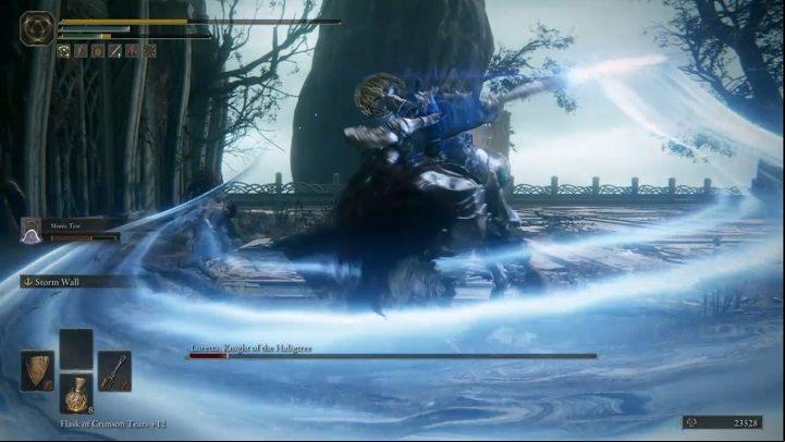 In the second phase (which will happen after you deplete half of the enemy's HP), the opponent will become more fierce and much more dangerous - Elden Ring: How to beat Loretta, Knight of the Haligtree? - Miquellas Haligtree - Elden Ring Guide