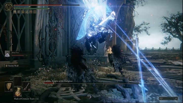The bow attacks are more dangerous in the second phase, as the opponent fires three big arrows instead of one - Elden Ring: How to beat Loretta, Knight of the Haligtree? - Miquellas Haligtree - Elden Ring Guide