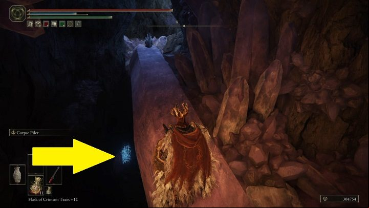 As you're exploring the hideaway and moving along the large crystals, you'll spot a seal below you must head to - Elden Ring: List off all Legendary Sorceries and Incantations - Trophy Guide - Elden Ring Guide