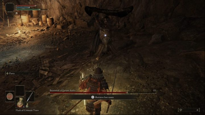 The Beastman of Farum Azula usually attacks with two slashes of his greatsword - Elden Ring: How to beat Beastman of Farum Azula? - Limgrave - Elden Ring Guide
