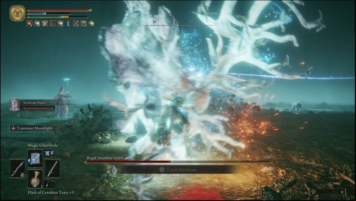 The boss's main threat are his double jumps - Elden Ring: How to beat Regal Ancestor Spirit? - Nokron, Eternal City - Elden Ring Guide