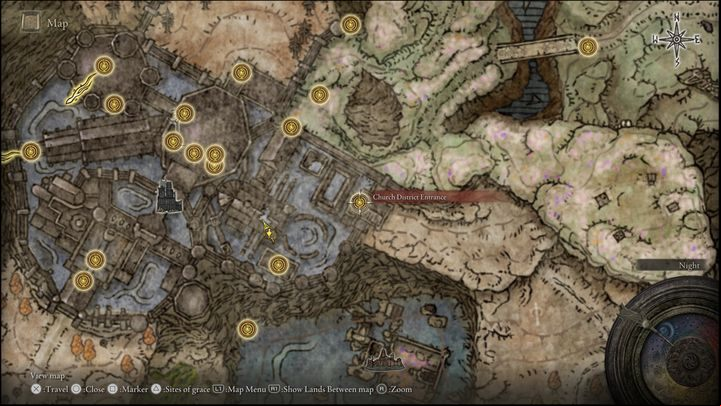 26 - Shadow of the Erdtree: All Sites of Grace in main regions map - Secrets and Collectibles - Elden Ring Guide