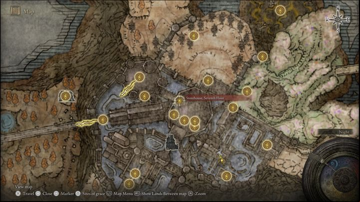 30 - Shadow of the Erdtree: All Sites of Grace in main regions map - Secrets and Collectibles - Elden Ring Guide