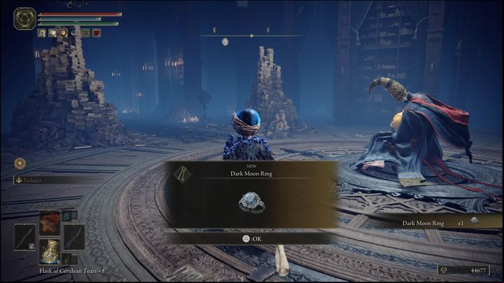 In it you will find Dark Moon Ring - Elden Ring: Ranni questline - walkthrough - Quests - Elden Ring Guide