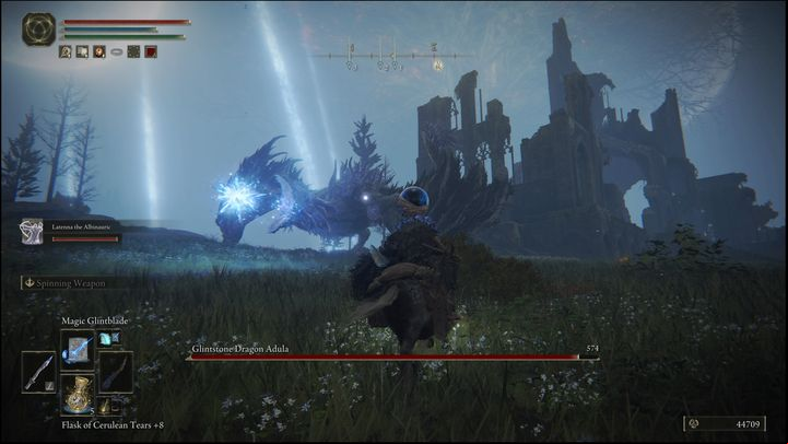 You can defeat or ignore it and continue towards the cathedral - Elden Ring: Ranni questline - walkthrough - Quests - Elden Ring Guide